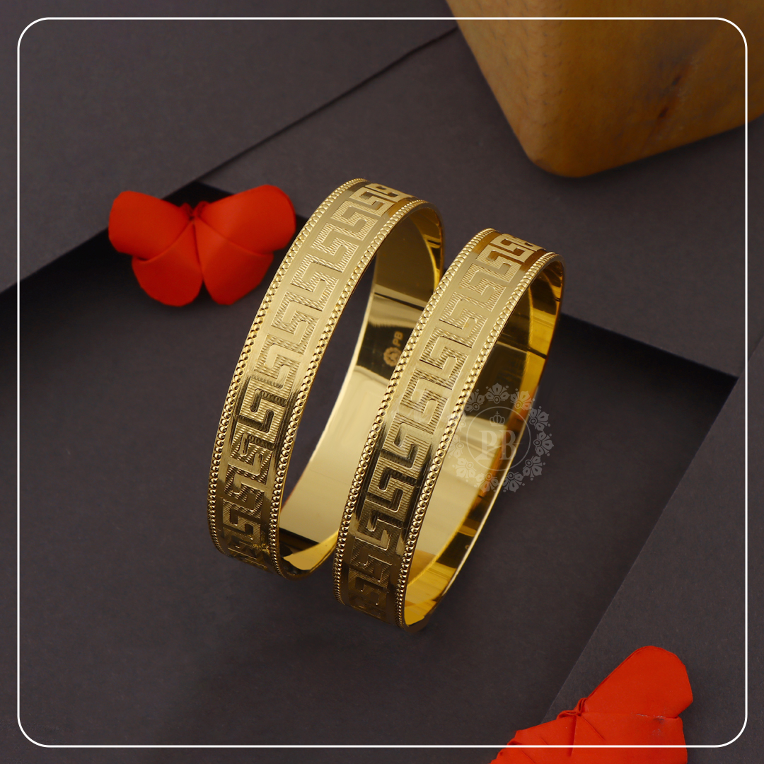 Heirloom Glow Etched Bangles	
