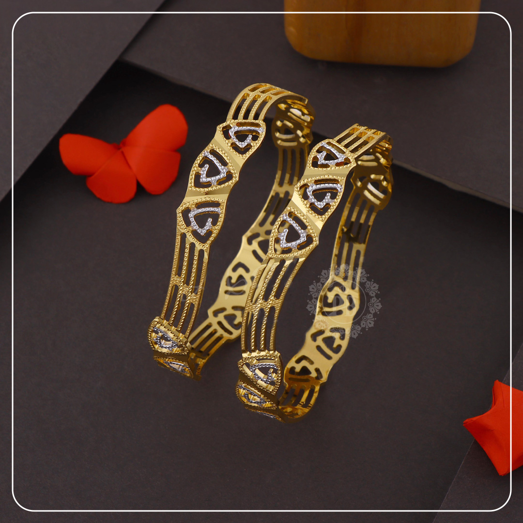 Glimmer Flow Cutwork Bangles