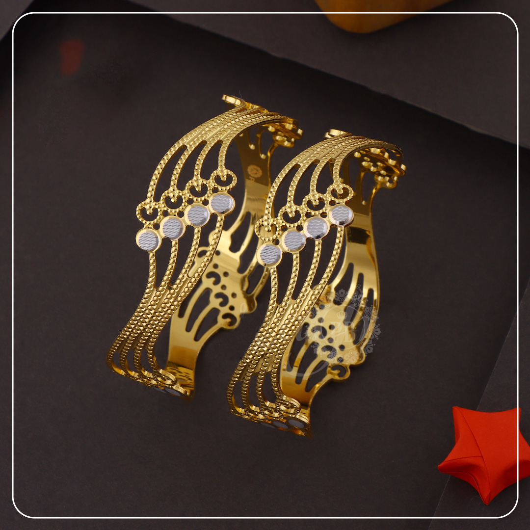 Luxe Charm Gold Bangles