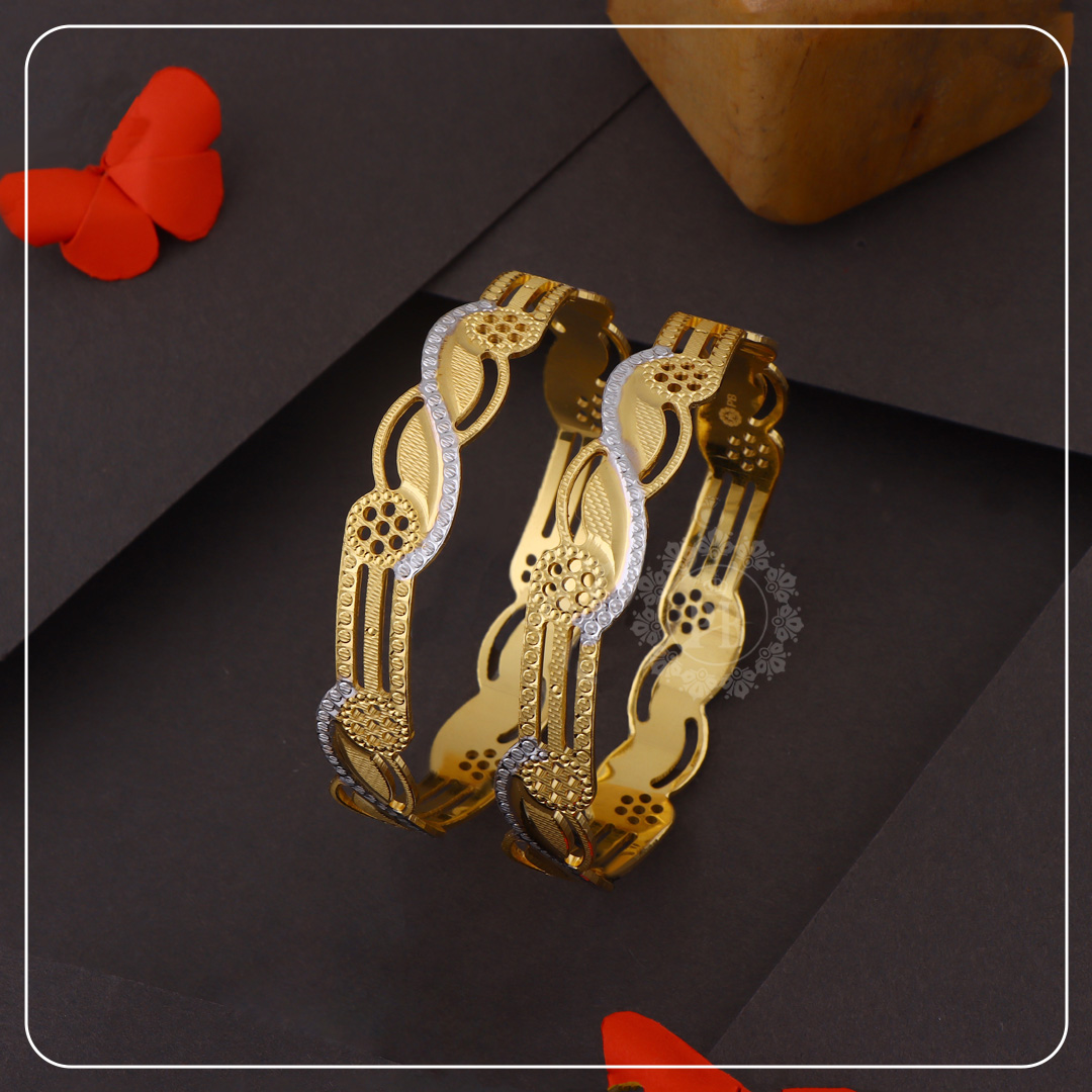 Luxe Charm Gold Bangles
