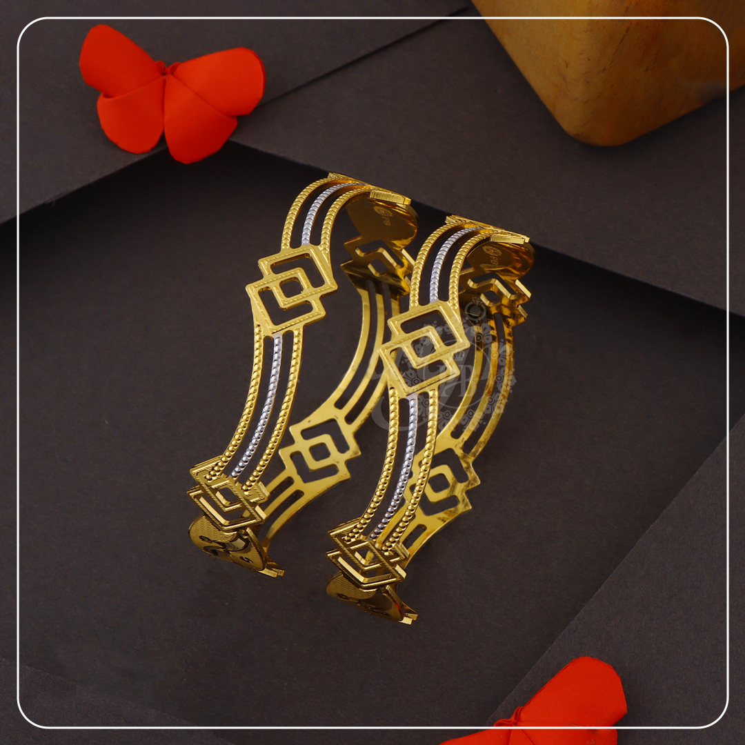 Golden Weave Traditional Bangles