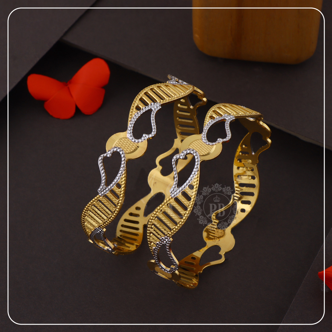 Opulent Shine Dual-Tone Bangles