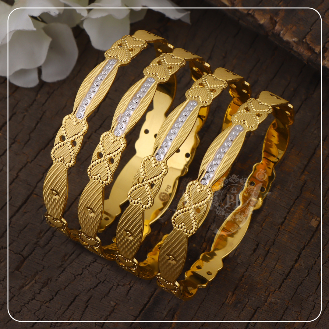 Ornate Crest Bangles	