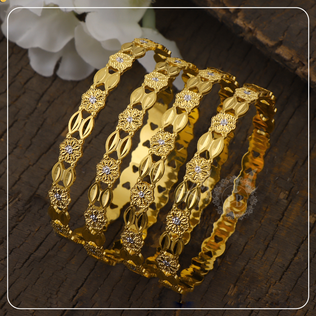 Golden Orbit Designer Bangles