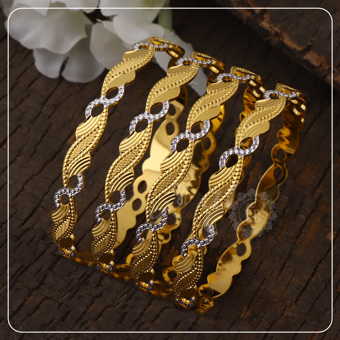 Majestic Halo Dual-Tone Bangles