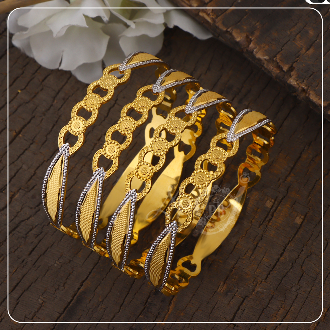 Sovereign Glow Dual-Tone Bangles