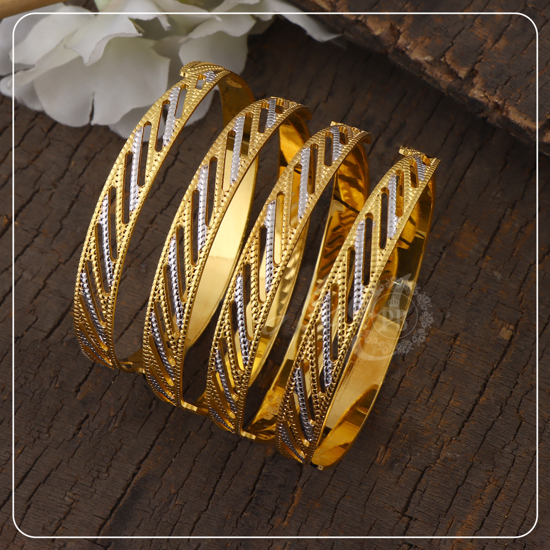 Eternal Radiance Dual-Tone Bangles