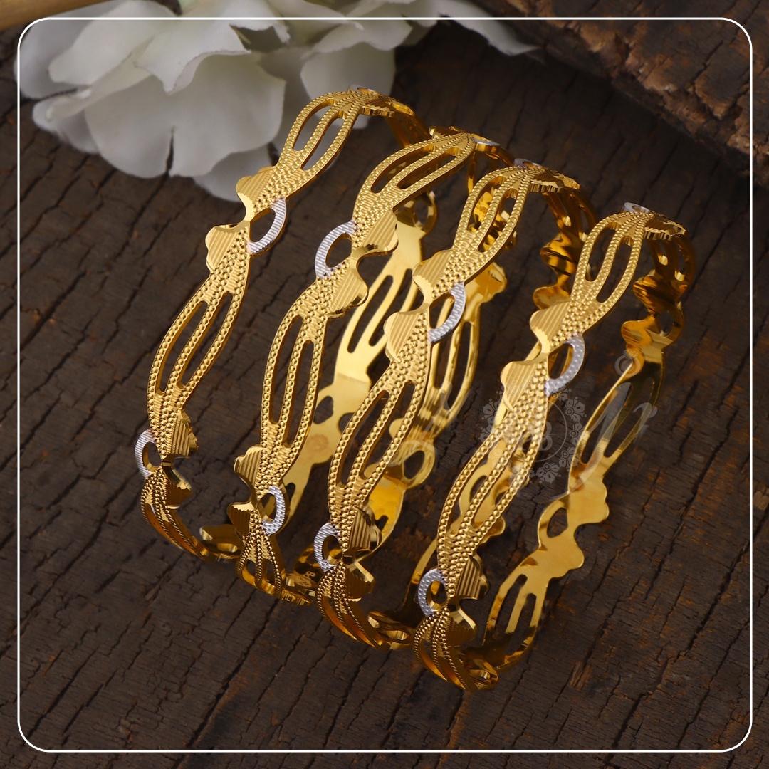 Solaris Charm Dual-Tone Bangles
