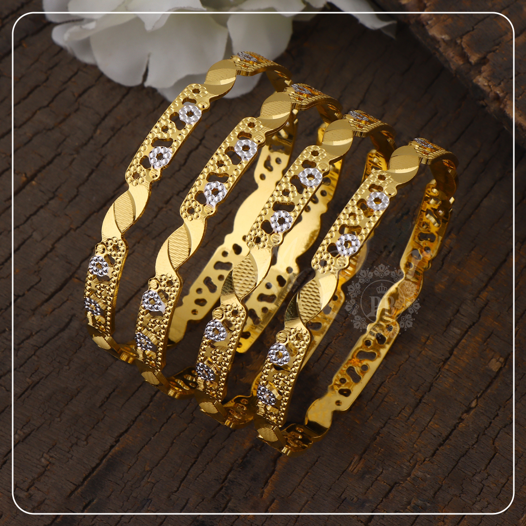 Lustre Link Gold Bangles