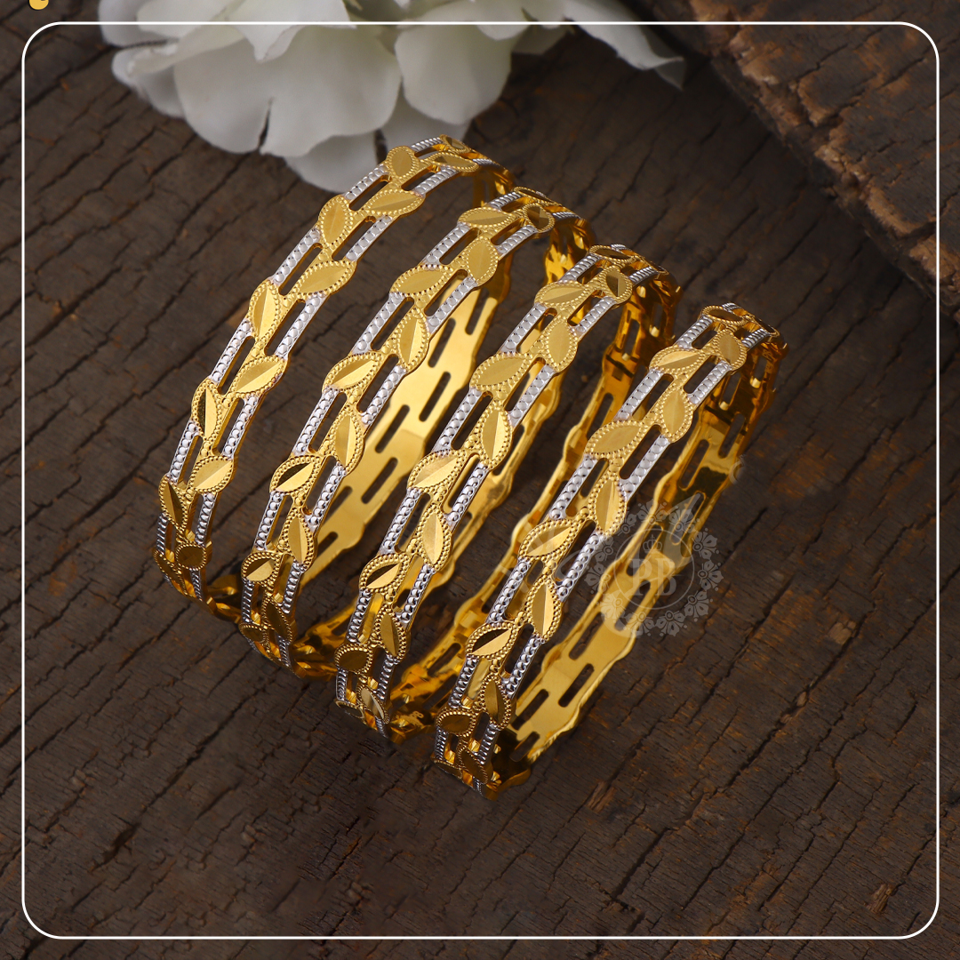 Gilded Orbit Gold Bangles