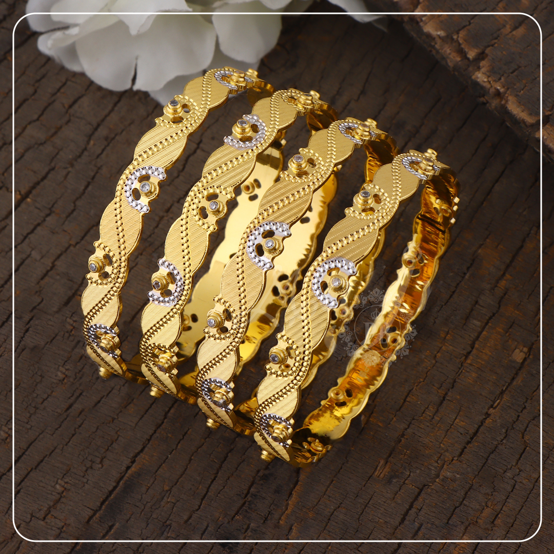 Sunflare Loop Gold Bangles