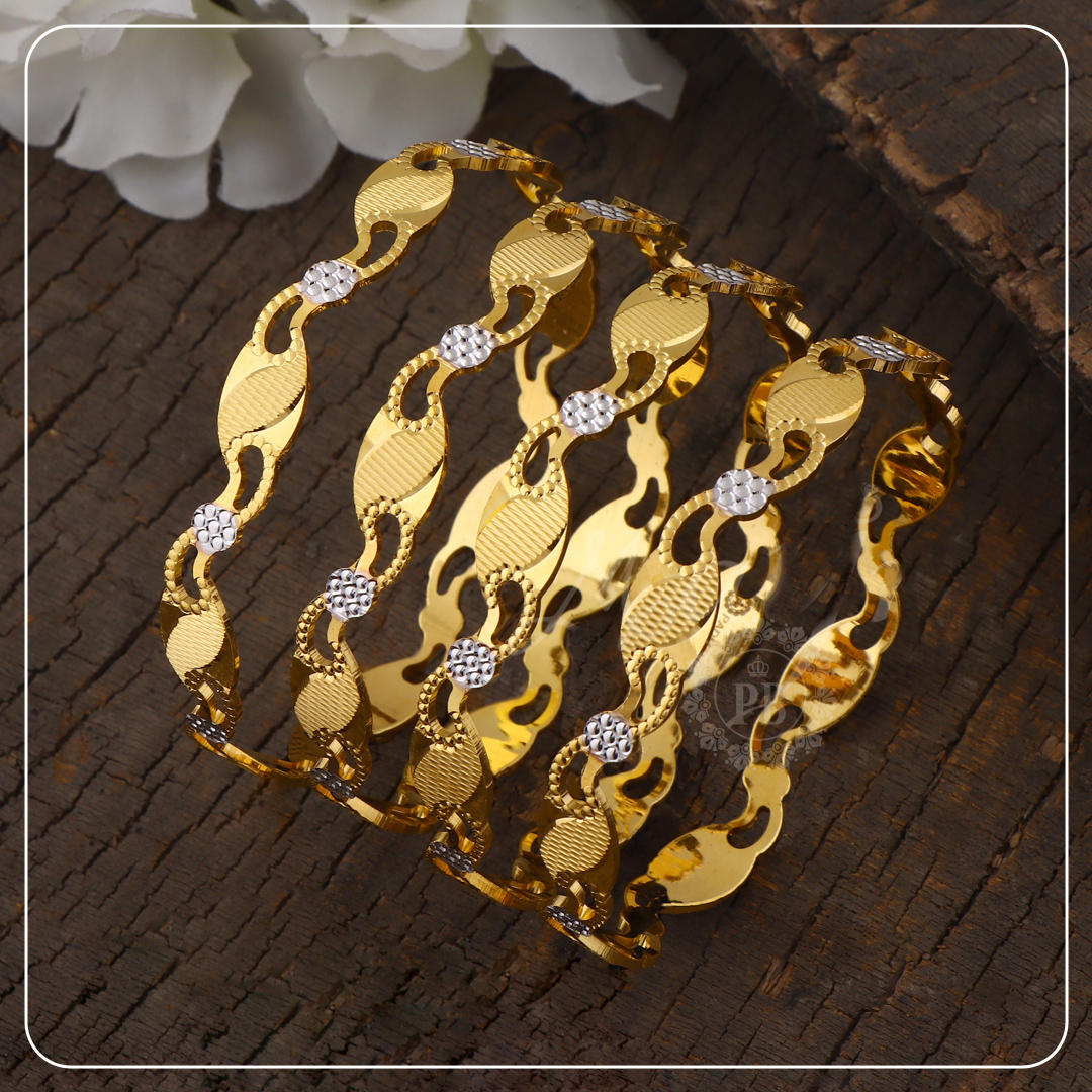 LunaTrace Gold Bangles