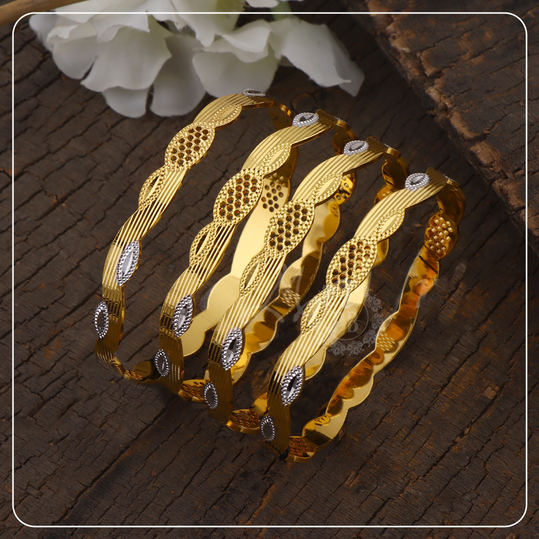 Marigold Charm Gold Bangles