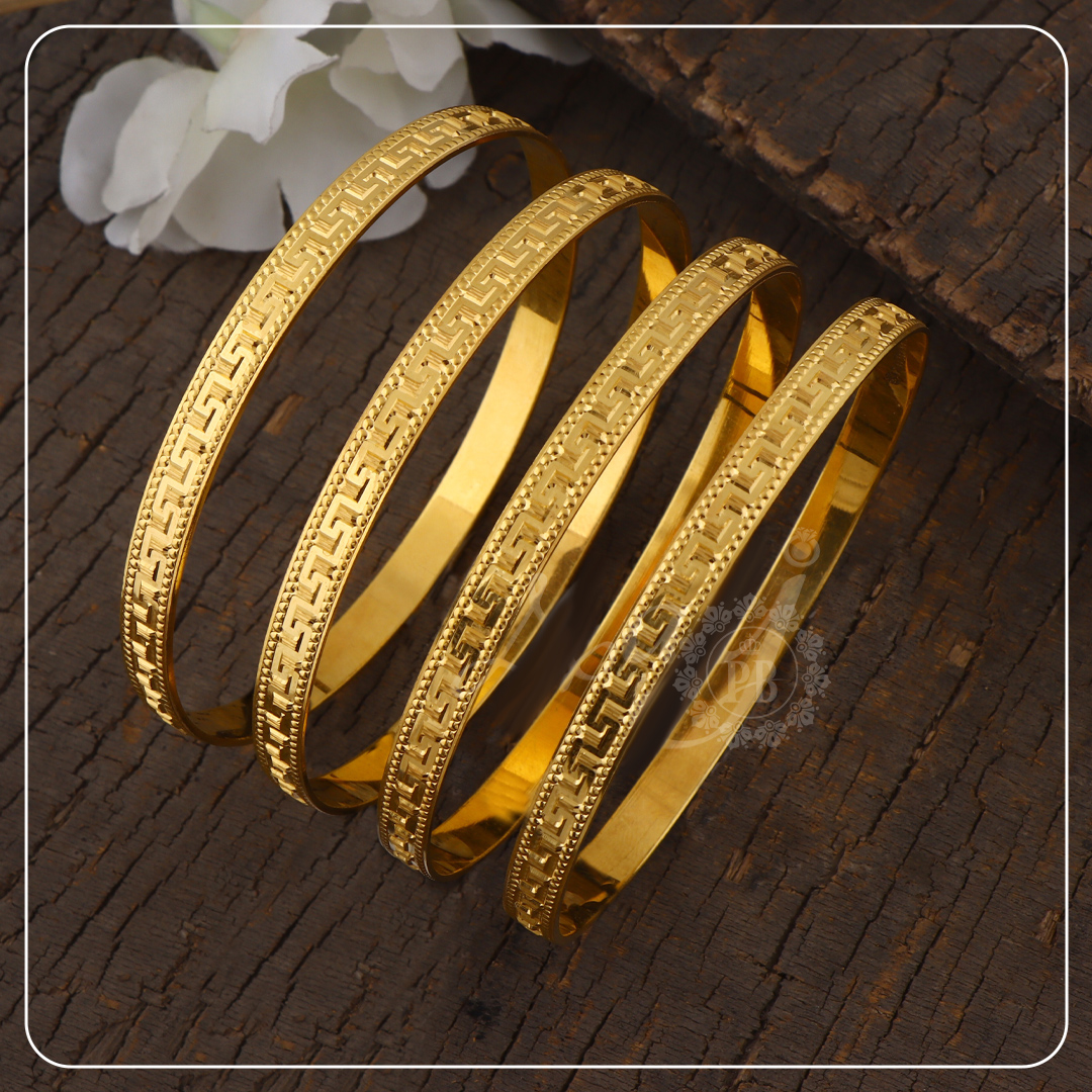 Tara Mystique Gold Bangles