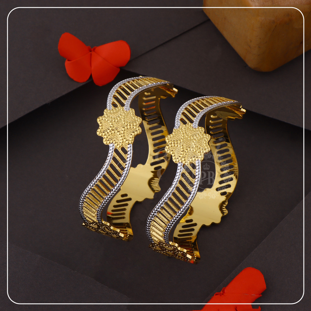 Royal Blossom Wave Bangles