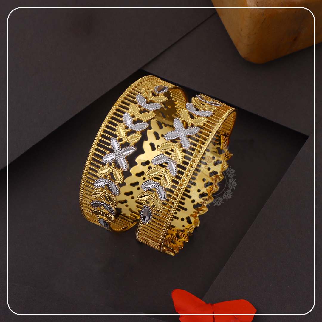 Blossom Trail Gold Bangles