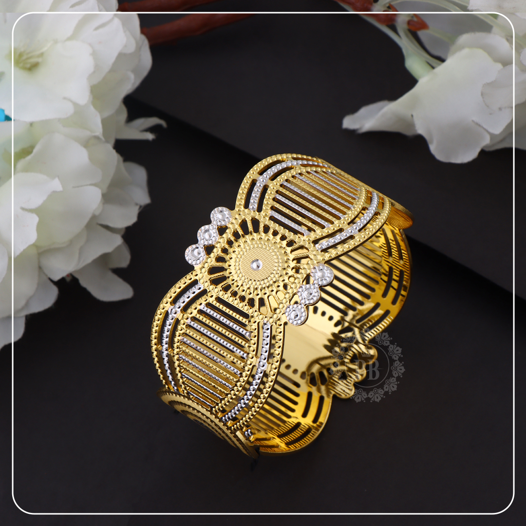 Regal Blossom Cutwork Bangle 
