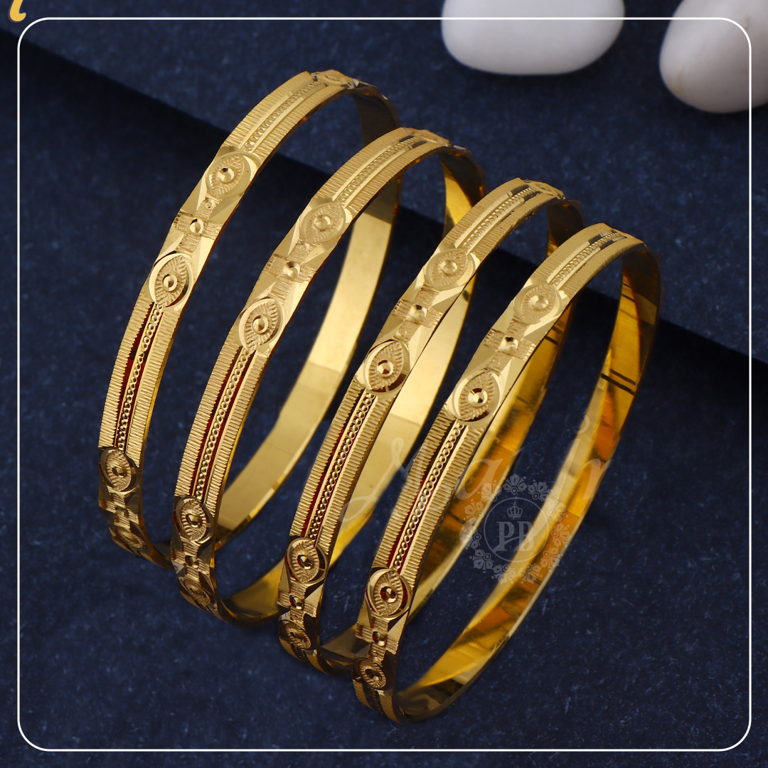 Ethereal Charm Peacock Motif Gold Bangle