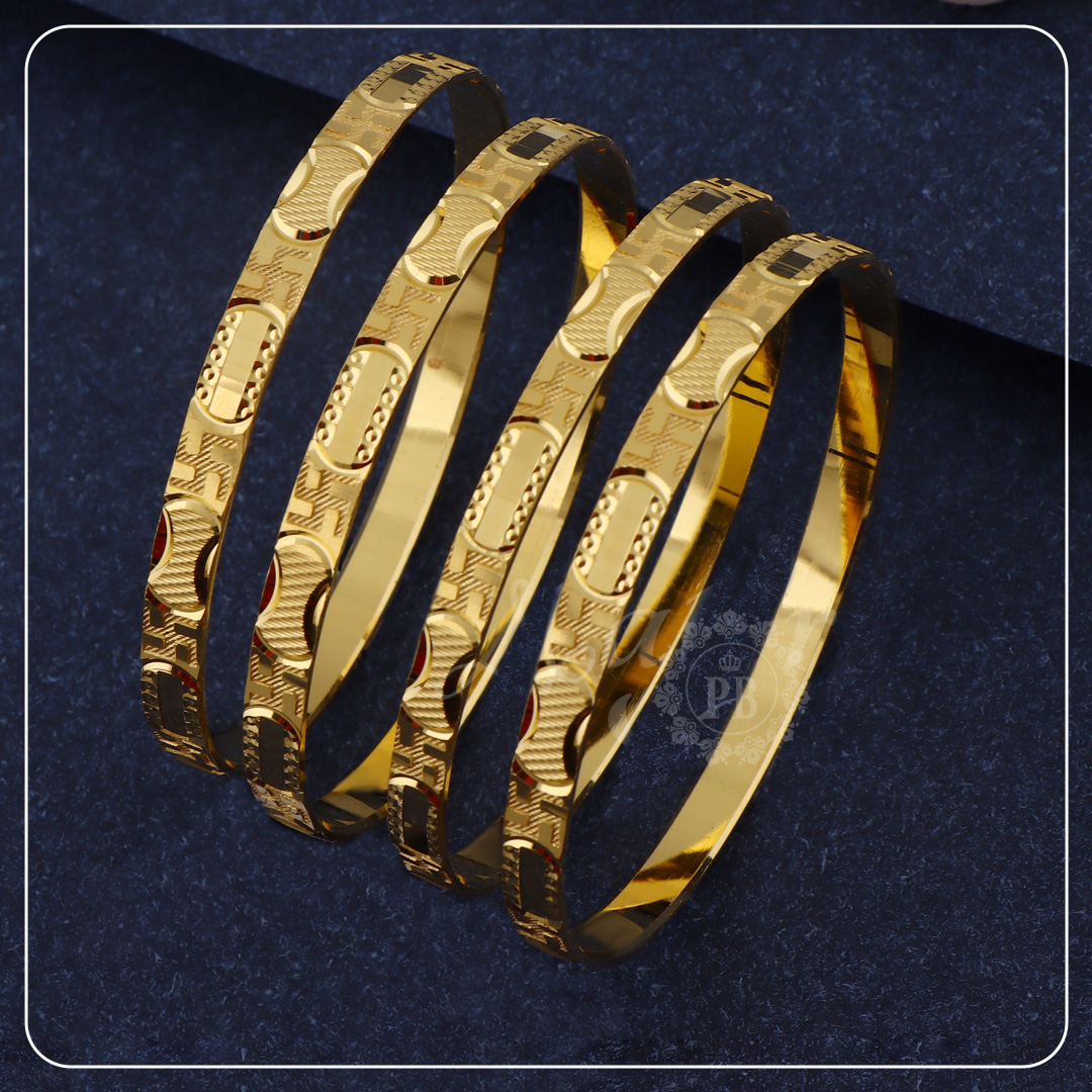 Imperial Floral Gold Bangle