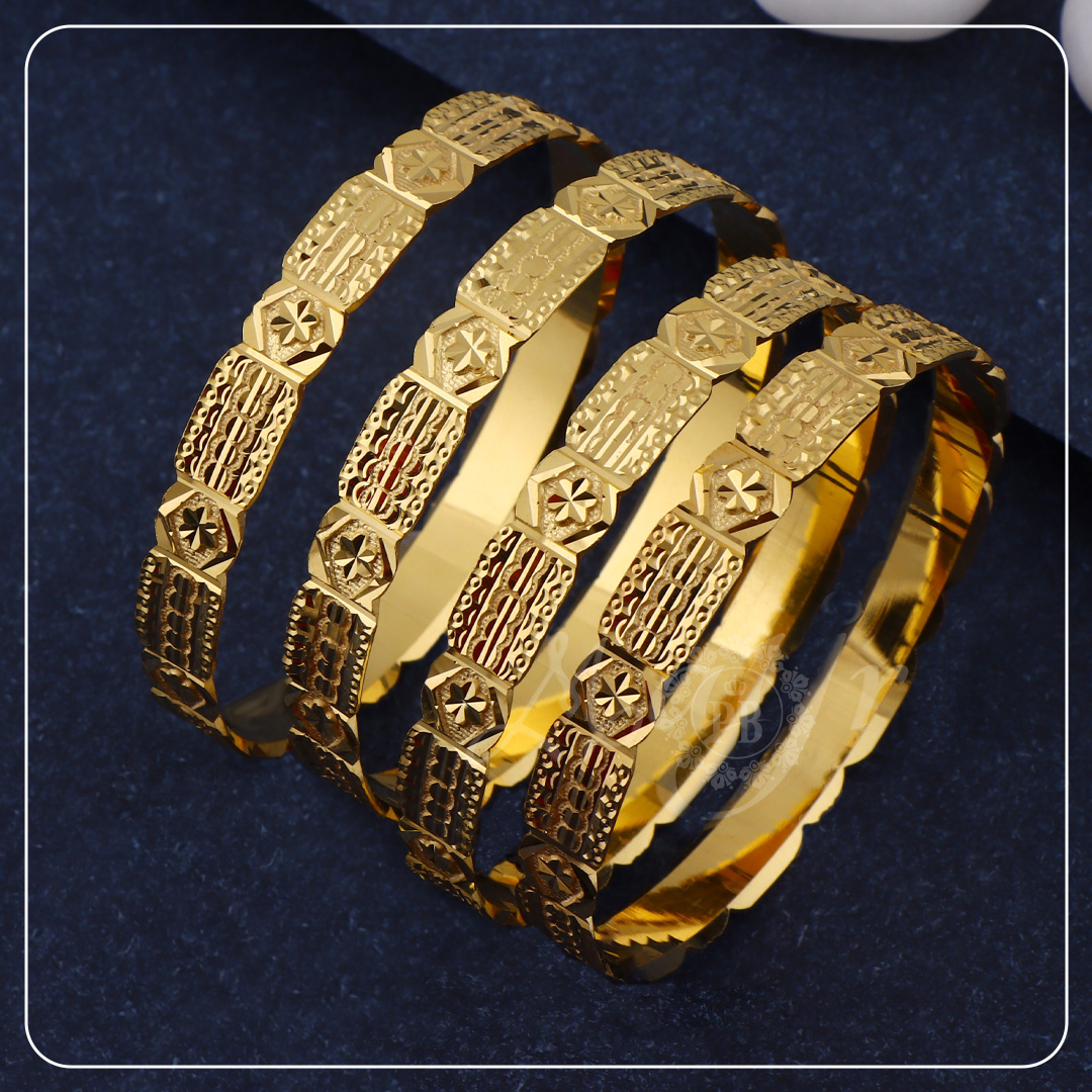 Golden Vine Bangles 
