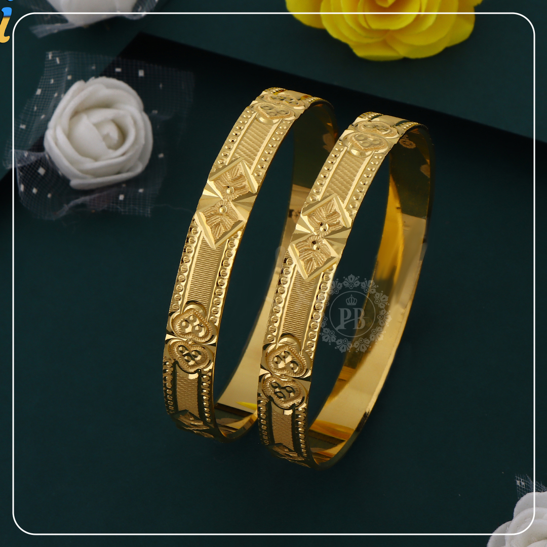 Grand Ornamental Gold Bangles