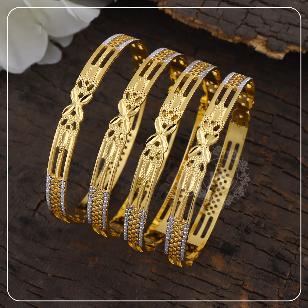 Lush Aura Gold Bangles