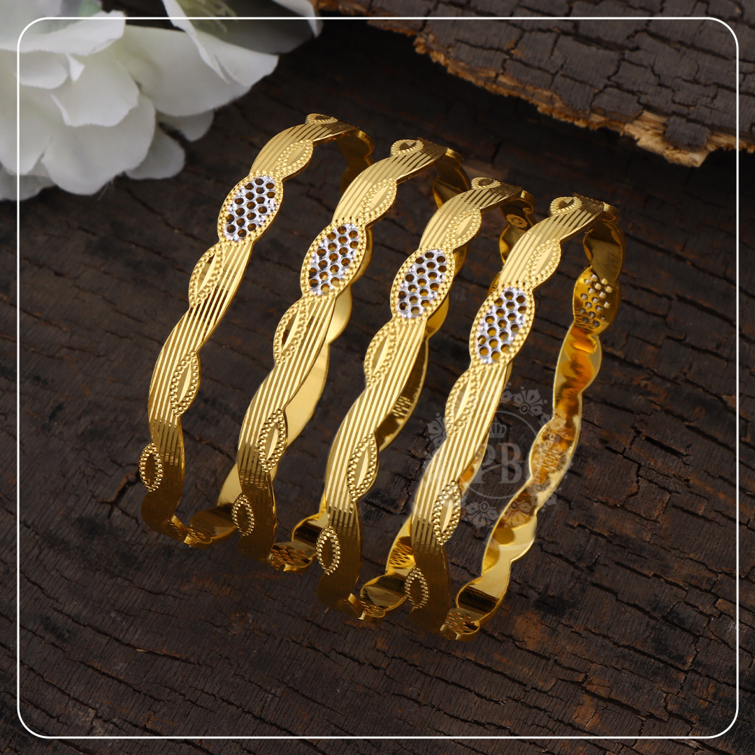 HoneyGlow Floral Bangles