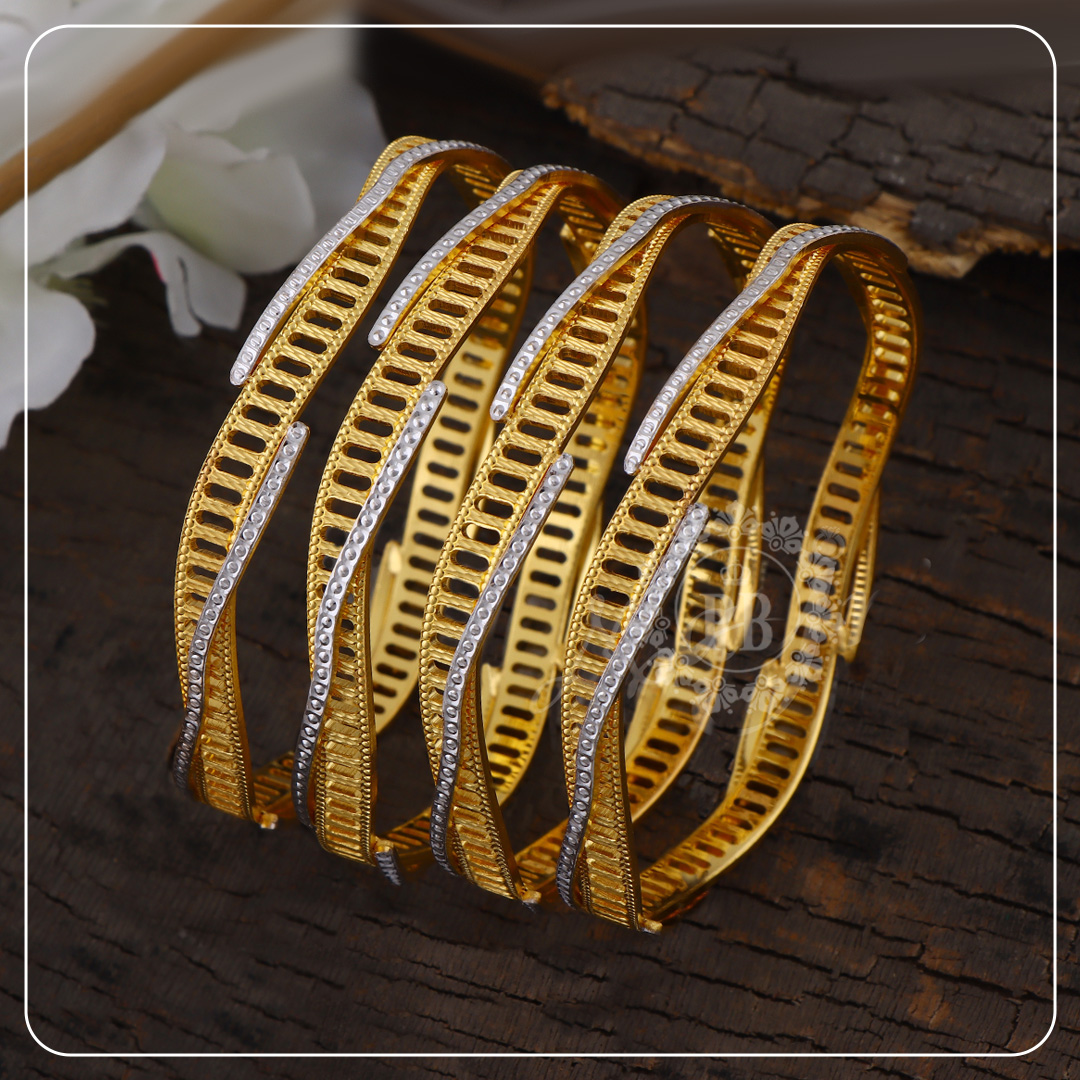 Royal Dual-Tone Designer Bangles